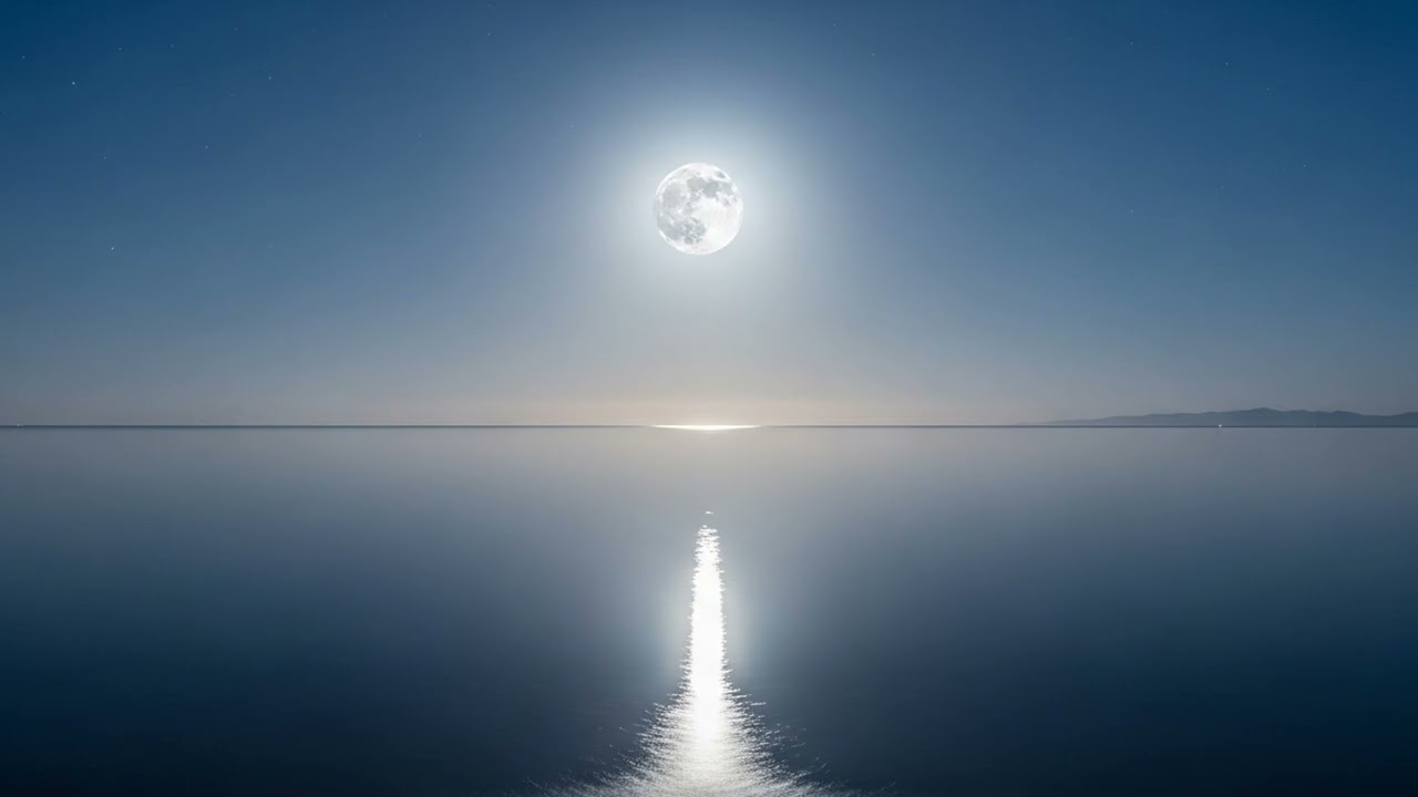 Calm Sea Reflections 🌙 Extended Ambience
