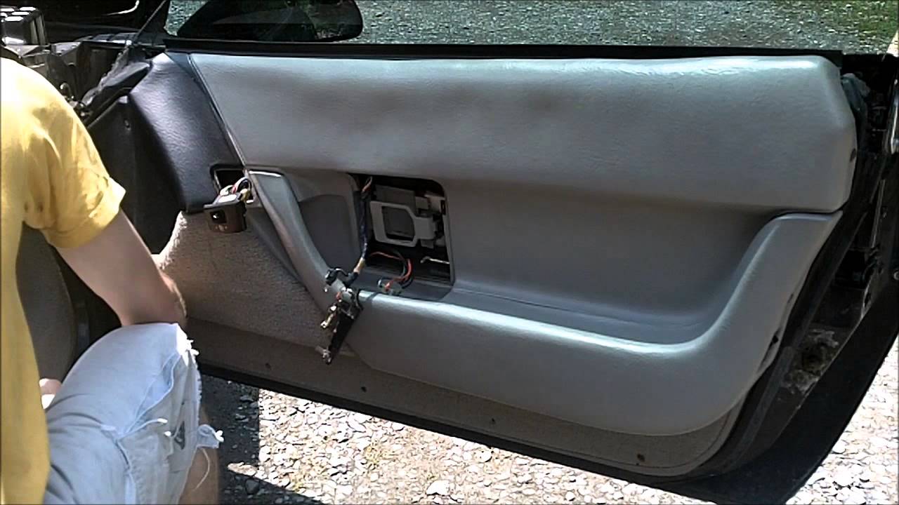 CORVETTE C4 DOOR PANEL REMOVAL