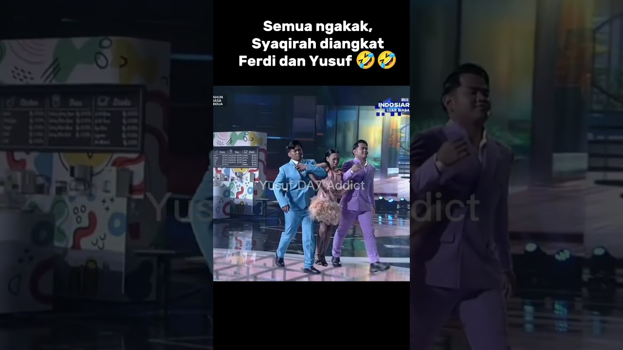Bikin ngakak, Syaqirah diangkat Yusuf &Ferdi🤣 