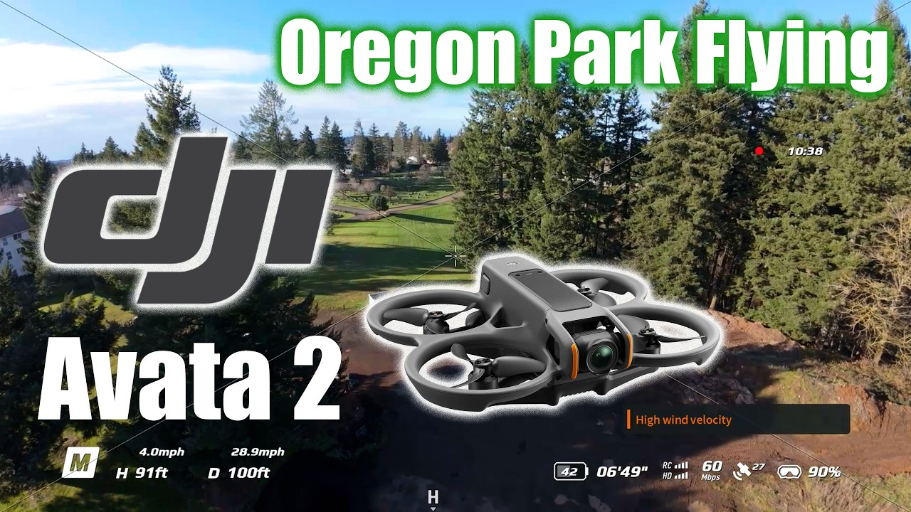 DJI Avata 2: FPV Oregon Park Flying | Newell Creek Canyon Nature Park