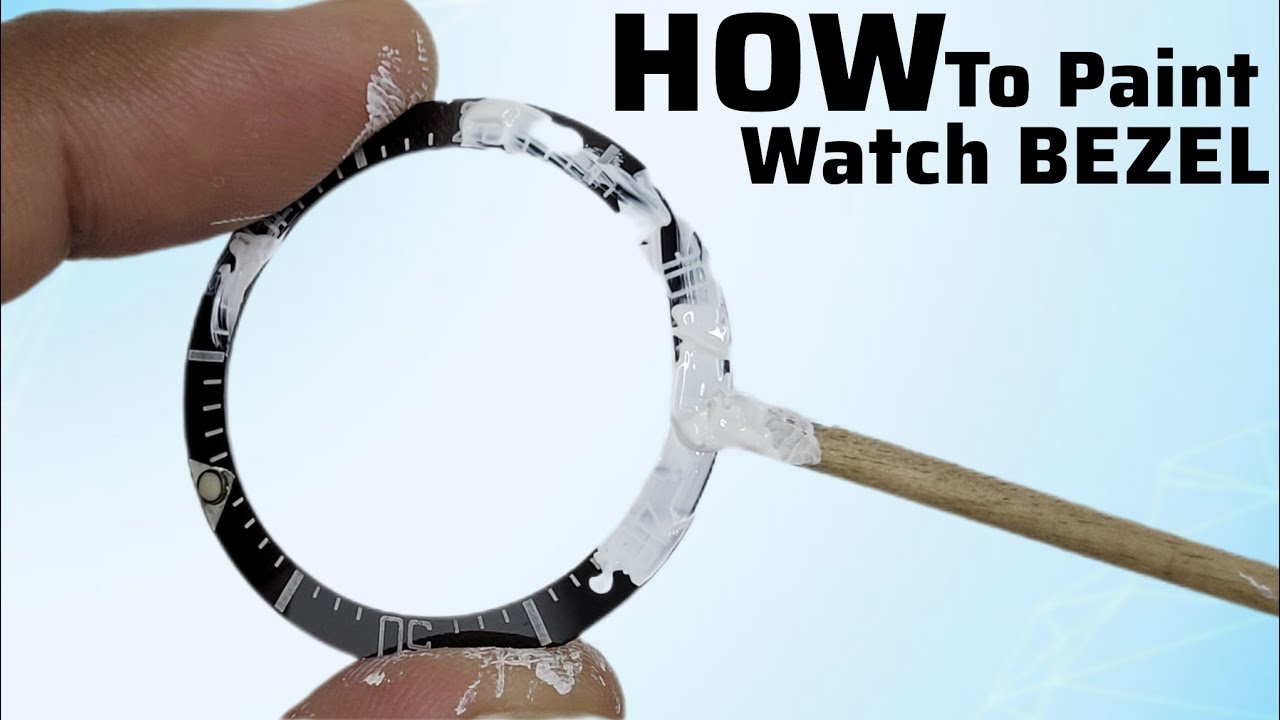 How To Paint a Watch Ceramic Bezel