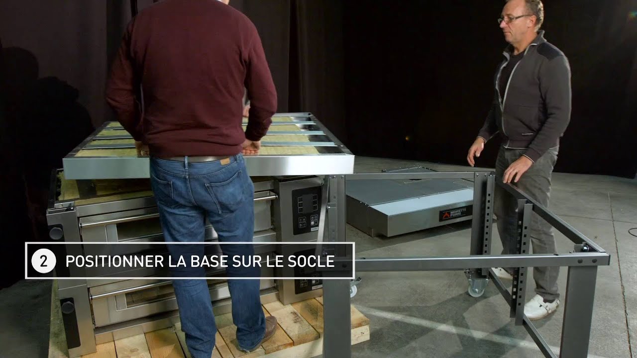 Tutoriel installation et mise en route  four Moretti Série S