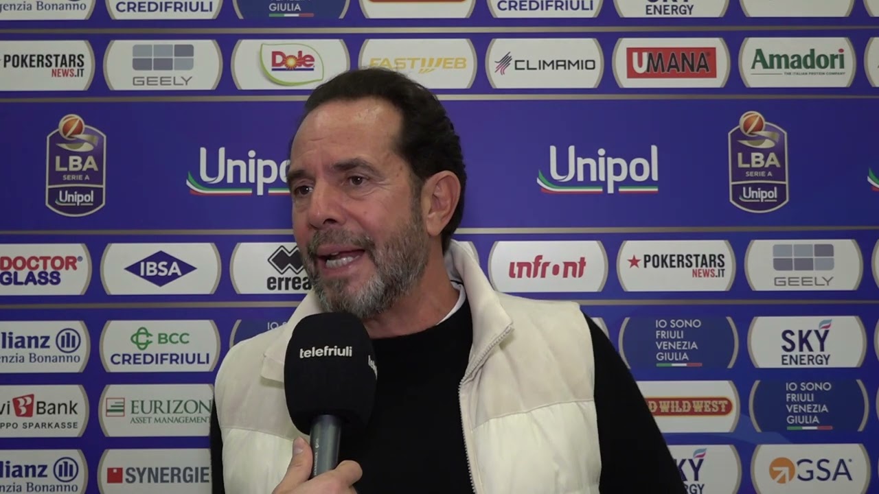 Apu Udine-Brescia 72-81, le parole del presidente Pedone