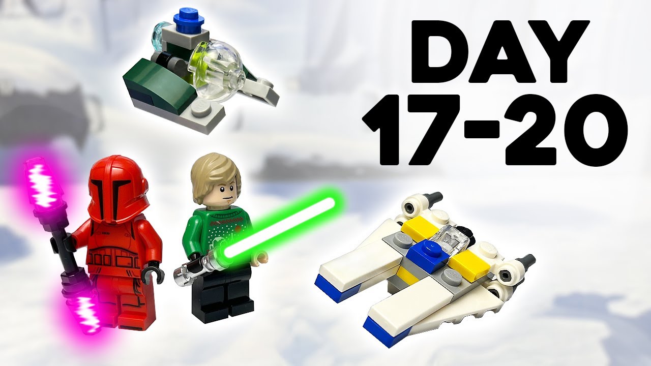What's in DAY 17-20 of the LEGO Star Wars Advent Calendar