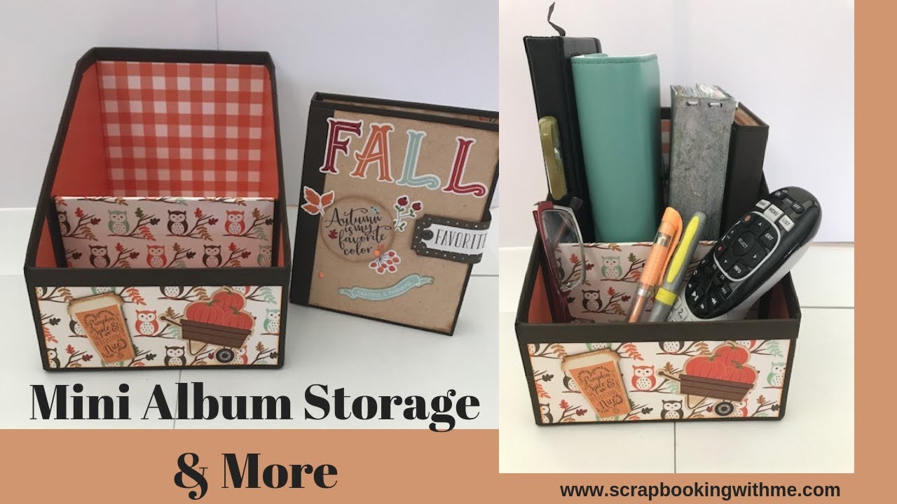 Fall Mini Album Storage
