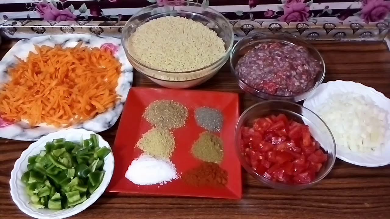 طريقة عمل طاجن لسان عصفور باللحمة المفرومة وجبة غداء او عشاء فى 10 دقايق / محمد مصطفى