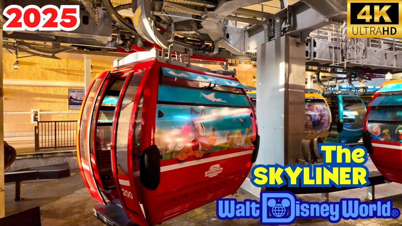 Disney Skyliner Ride: Art of Animation to Hollywood Studios | Stunning Aerial Views!