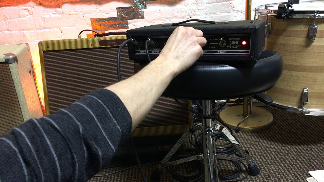 Marlboro QSB-II Vintage Spring Reverb and Tremolo Effect Unit Demo