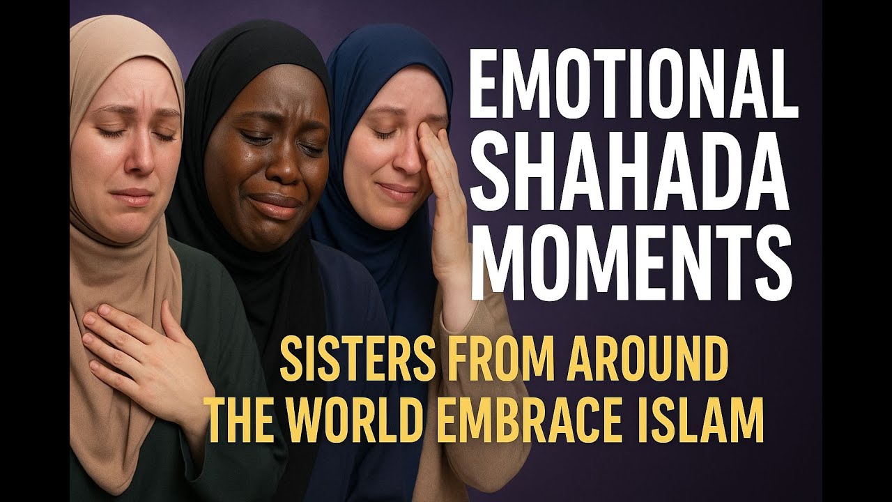 Emotional Shahada Moments  Sisters from Around the World Embrace Islam I Real Stories786