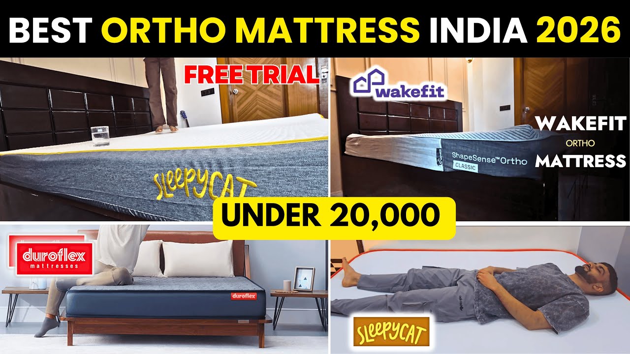 Top 3 Best Ortho Mattresses Under ₹20,000 In India | Best mattress 2026 in India