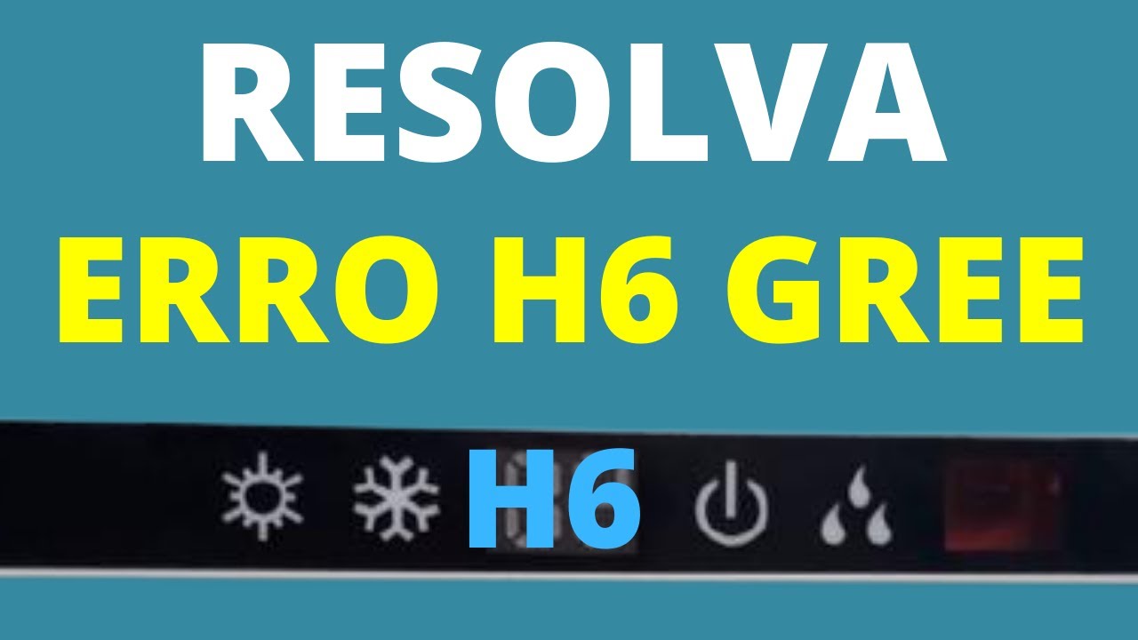 Erro H6 Gree