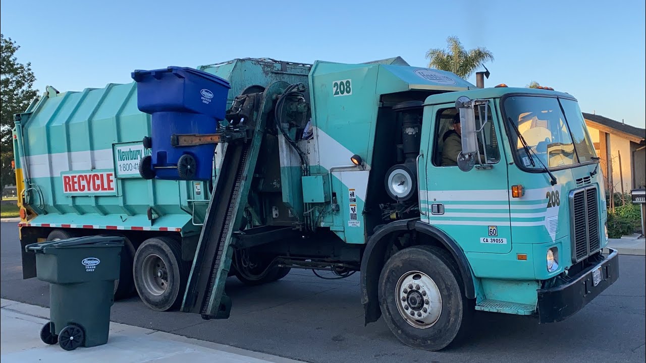EJ Harrison Volvo Amrep Garbage Truck on Recycling 
