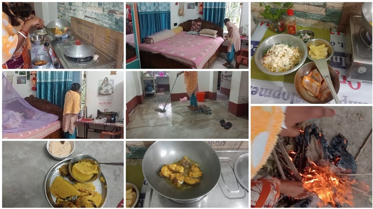 গুছিয়ে কাজ করার অভ্যাস থাকলে যতই শীতের ছোট দিনেরবেলা হোক না কেনো🏡 ঘরবাড়ি সাজানো গোছানো রাখা যায় ✅