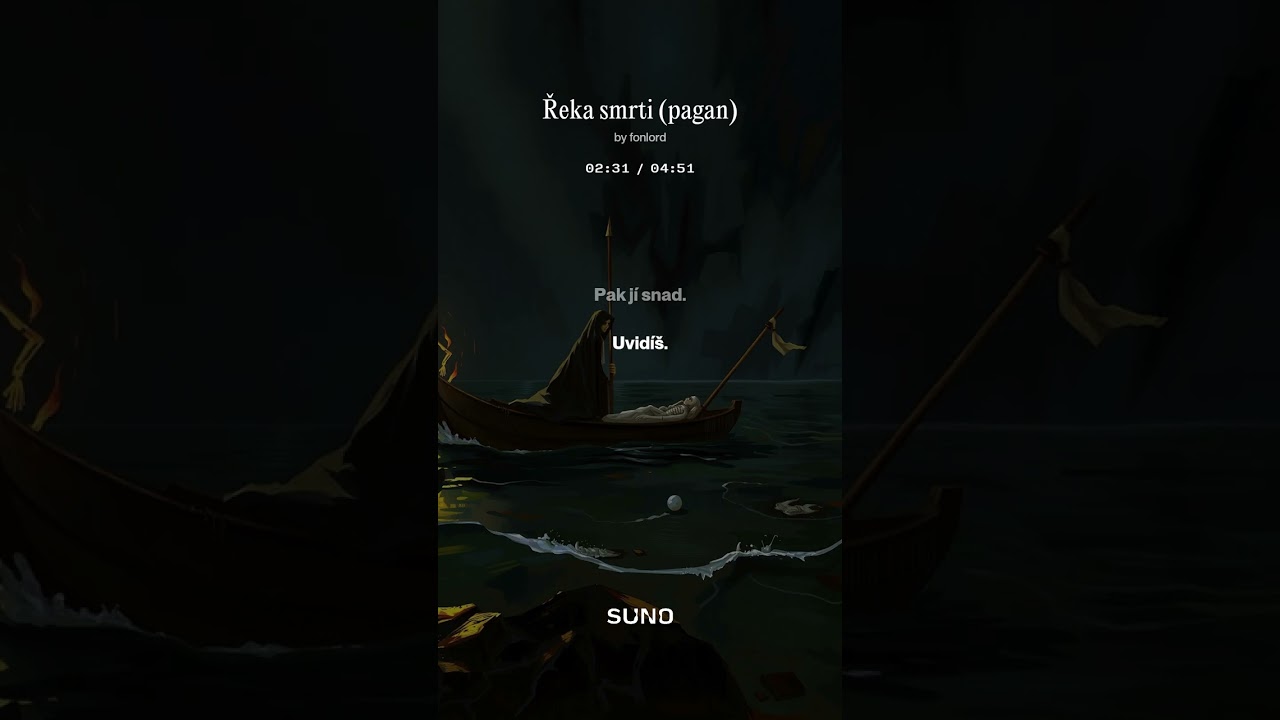 Řeka smrti #radiofonlord #aimusic #suno #reels #paganmetal #metal #spotify