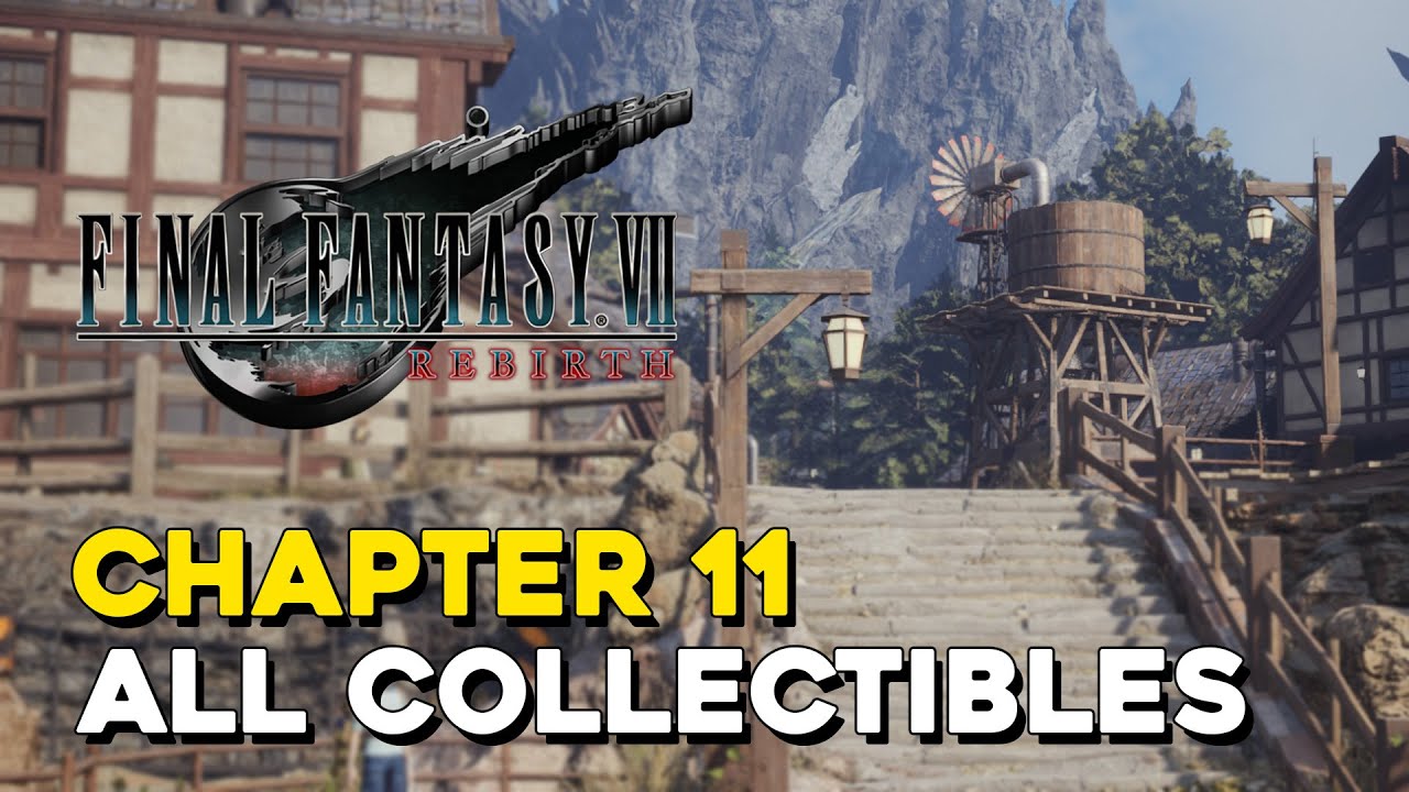 Final Fantasy 7 Rebirth Chapter 11 All Collectible Locations (All Materia, Weapons, Intel...)