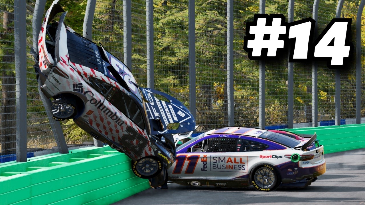 NASCAR Racing Crashes #14 | BeamNG Drive