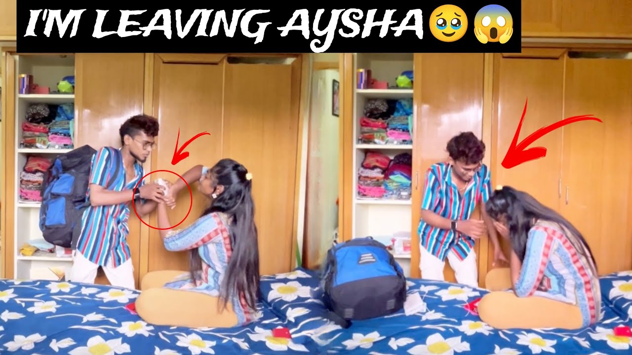 I’M LEAVING AYSHA 😱 | PRANK GONE WRONG 😡 | AYSHA CRIED 🥺 | AAFAMILY