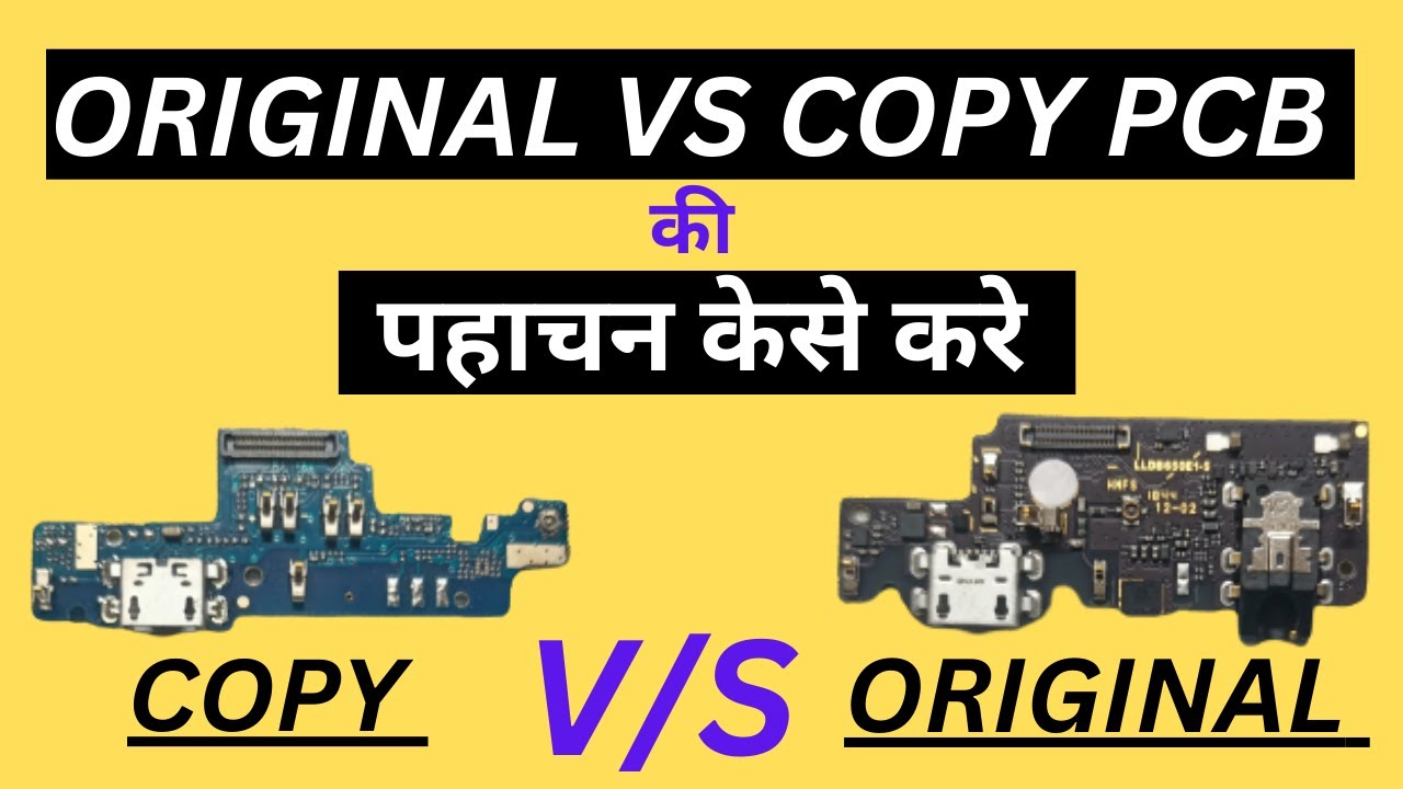 original vs duplicate charging pcb | Mobile original vs copy charging pcb identify 2023 |