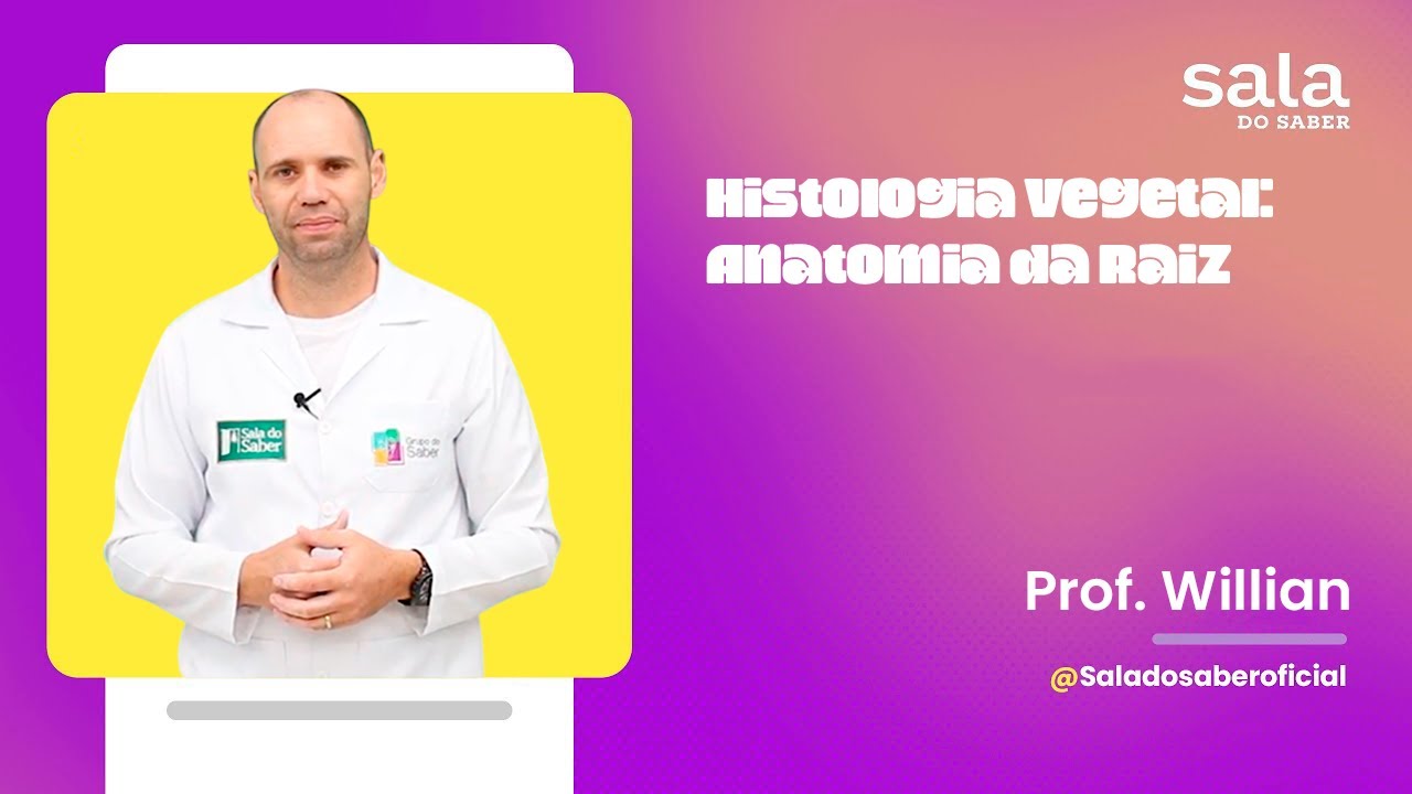 Histologia Vegetal: Anatomia da Raiz - Prof. Willian