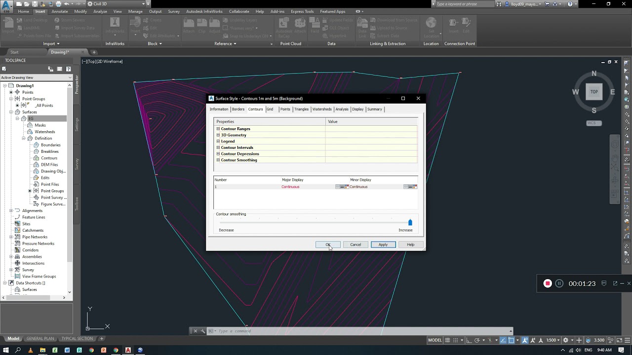 CIVIL 3D | Surface Creation