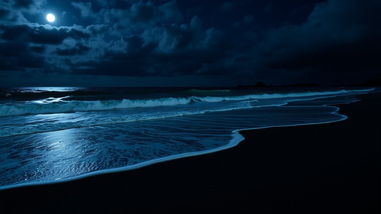 Deep Sleep Ocean Waves 🌊 ASMR Ocean Sounds for Sleeping, Relaxing & Stress Relief
