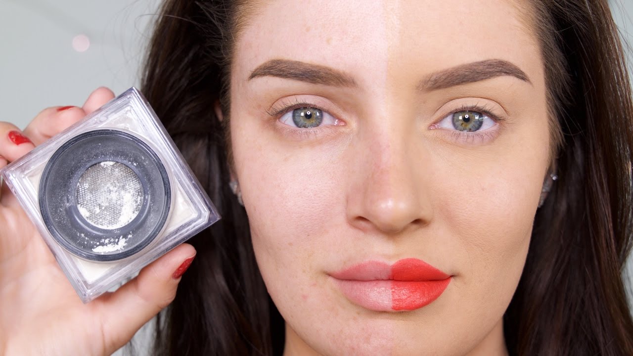 Applying Powder BEFORE Foundation! Powder Primer Review & Demo