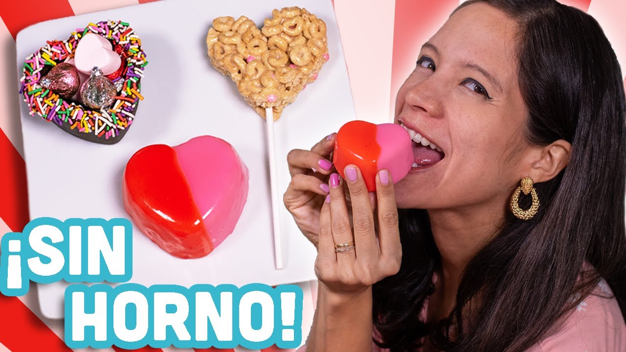 3 POSTRES Y REGALOS PARA SAN VALENTÍN SIN HORNO ❤️ - La Cooquette