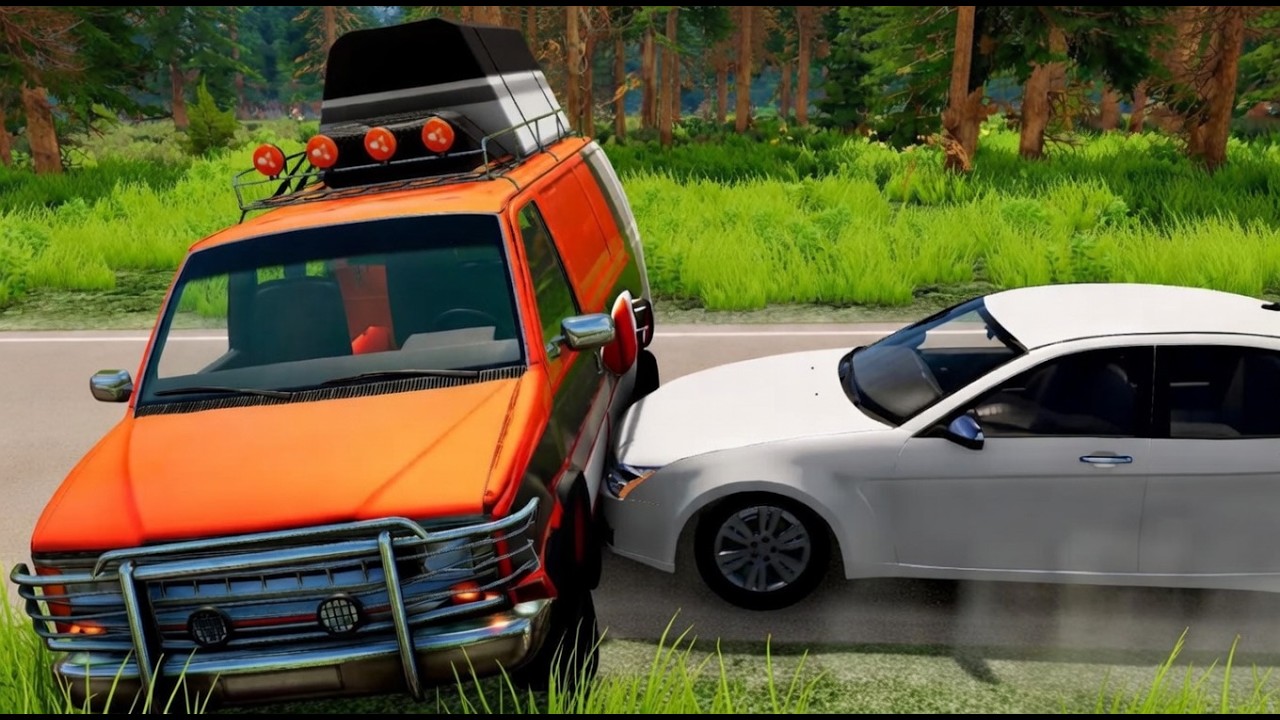 High-Speed Police Chases and Intense Crashes Part 2 - Car Crashes in BeamNG Drive.! 😱🔥| BeamNG Drive