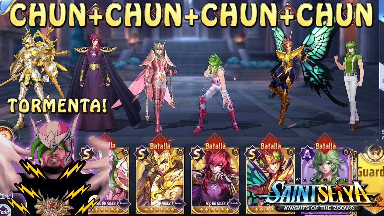 TODOS LOS SHUNS JUNTOS! SE PUEDE GANAR ALGO?! PEDOS NEBULARES! Saint Seiya Awakening