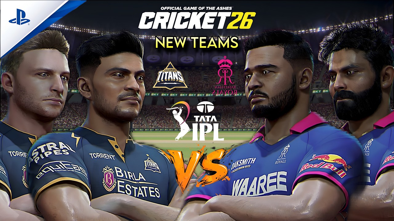 Cricket 26 | GT vs RR | IPL 2026 New Teams & New Jerseys | RR 2/2 or GT First Win? 🔥