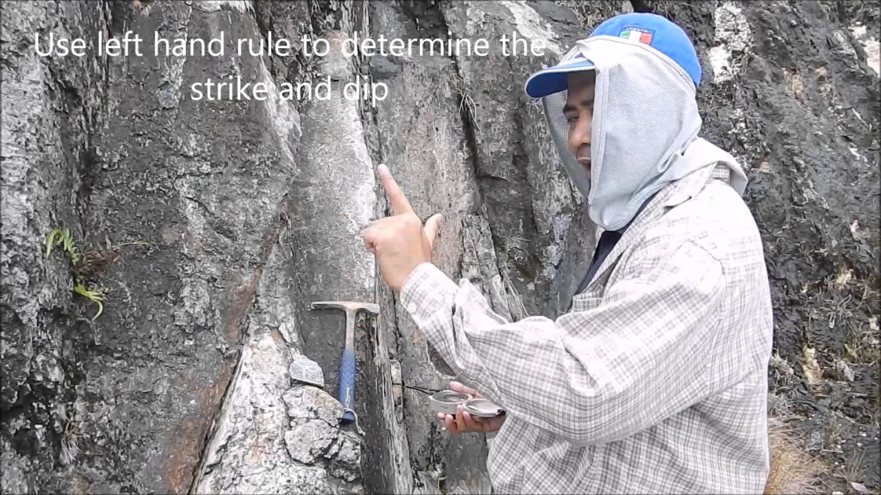 MOOC Geological Mapping measure strike and dip