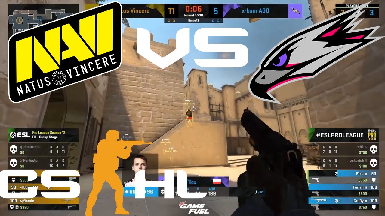 Navi vs AGO - ESL Pro League Season 12 - CSGO Match Highlights