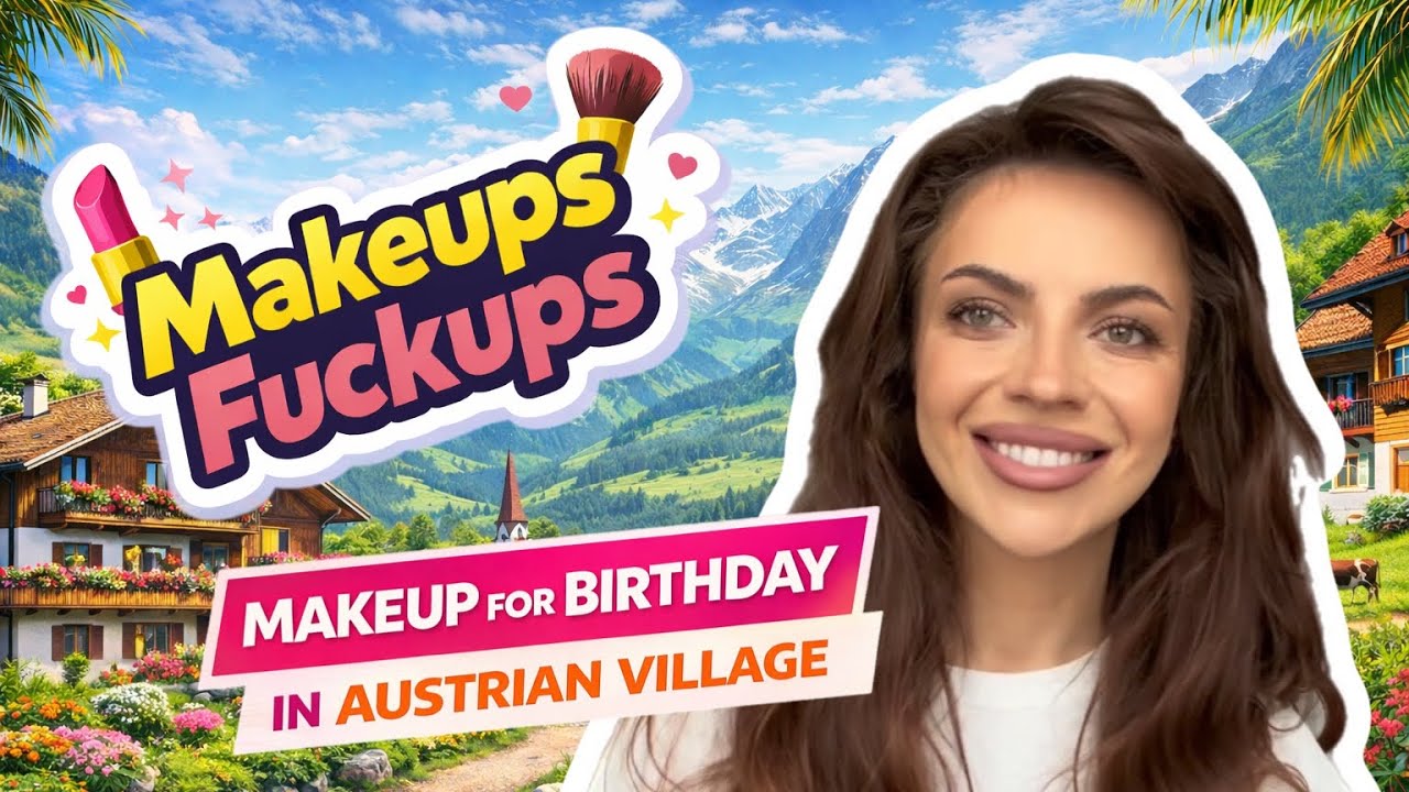 Makeup for Birthday in Austrian Village 🎂💄/ мейк на др в австрiйськiй дорф😎