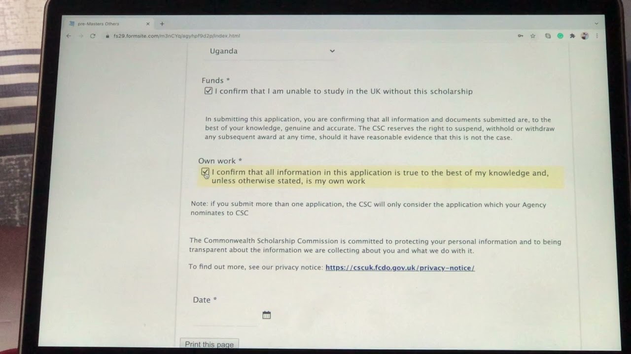 Personal Statement, Voluntary and Leadership l Commonwealth Scholarship