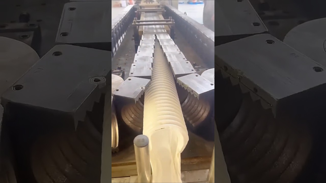 Satisfying Process Of Making PVC Pipes 😍😍 #inventions #satisfying  #trending #shorts #viralvideo