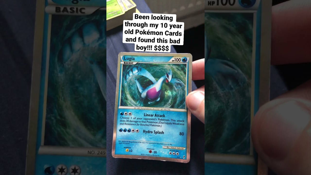 10 year old Call of Legends Lugia Pok&eacute;mon Card