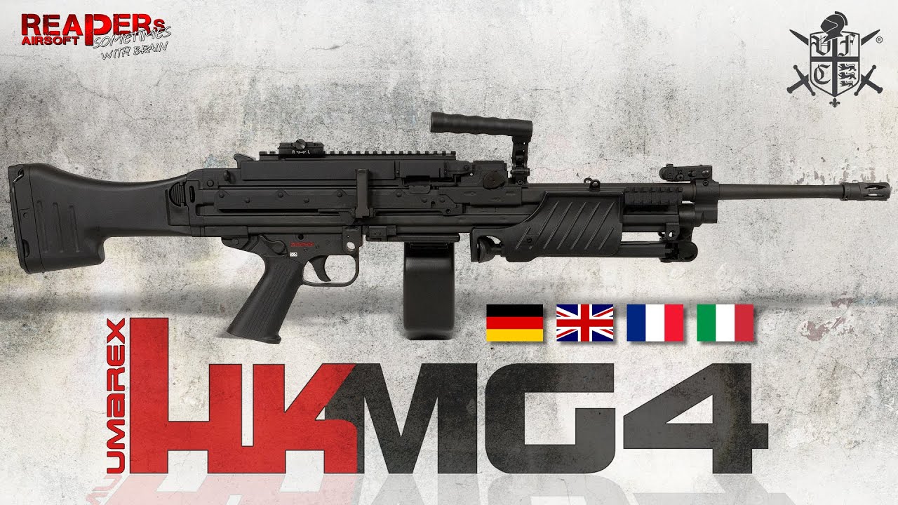 [Special] VFC/Umarex HK MG4 AEG (0.5 Joule Airsoft/Softair mit Mosfet) - DE