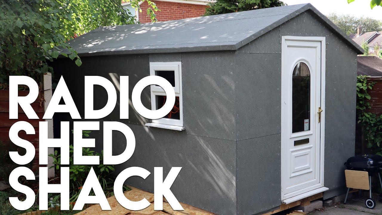 Ham Radio Shed Shack | Outdoor Building | Man Cave Build - Part 2 Update!