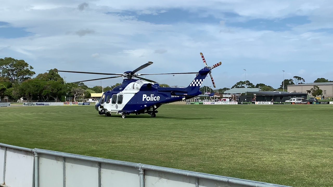 Victoria Police Airwing POL31 and Life Saving Victoria Lifesaver30 taking off 21/03/21
