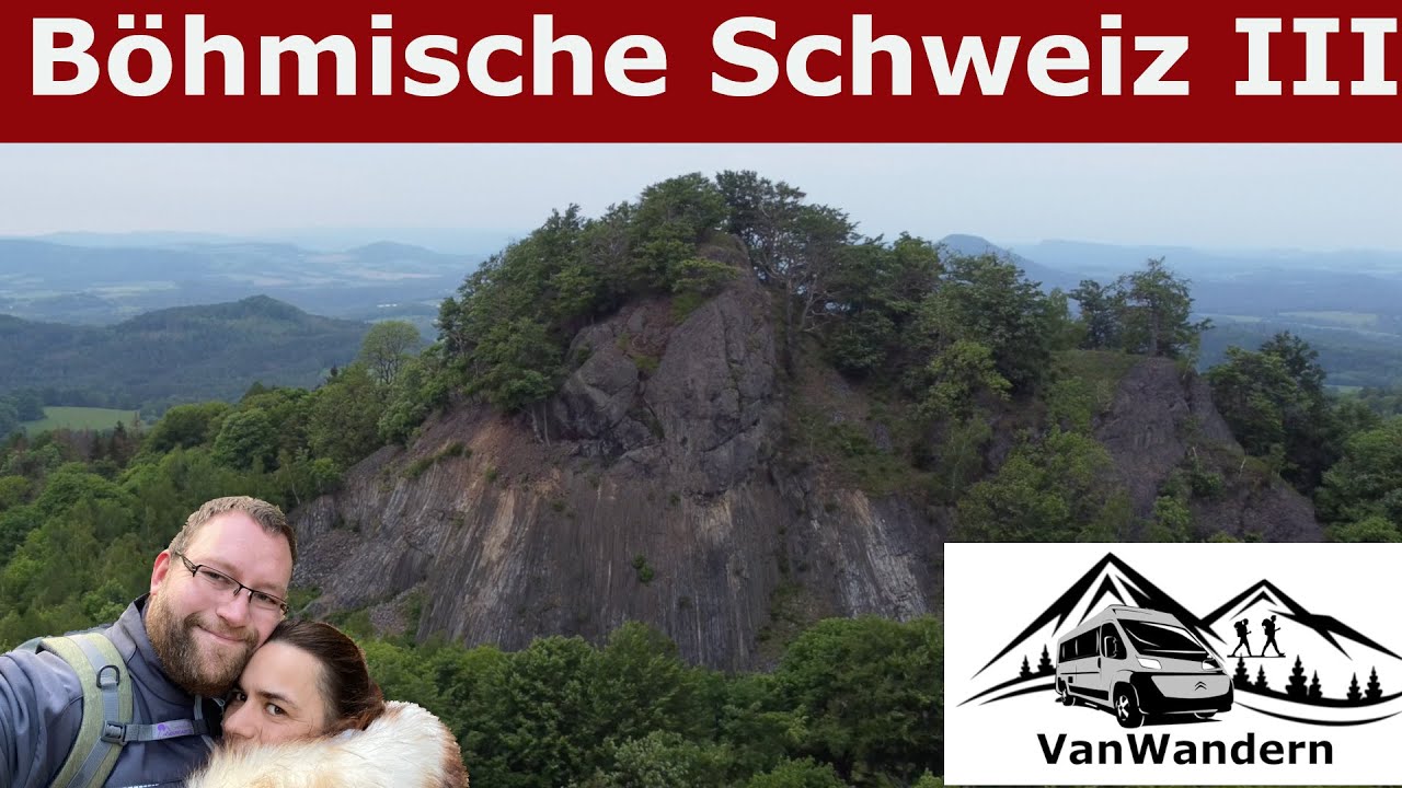 Böhmische Schweiz Basaltorgeln und Wanderung bei Schlecht Wetter
