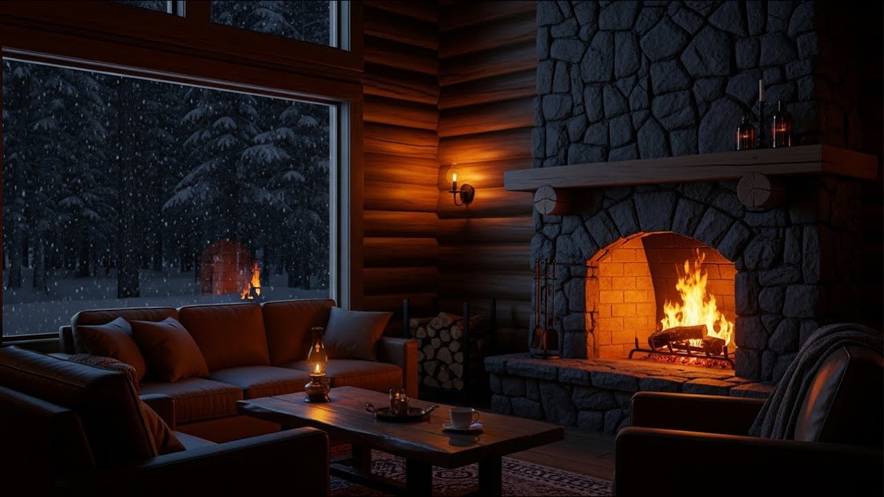 A SNOWY NIGHT, A WARM FIRE,AND SOFT JAZZ PLAYING THIS EVENING | WILL MAKE YOU FEEL AT HOME & AT EASE