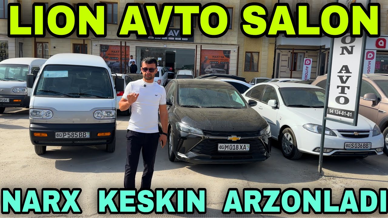 Lion Avto Salon Narxlarni Keskin Arzonlatdi Buxoroda Jentra Kobalt Trekir Spark Neksiya Лион Бухоро