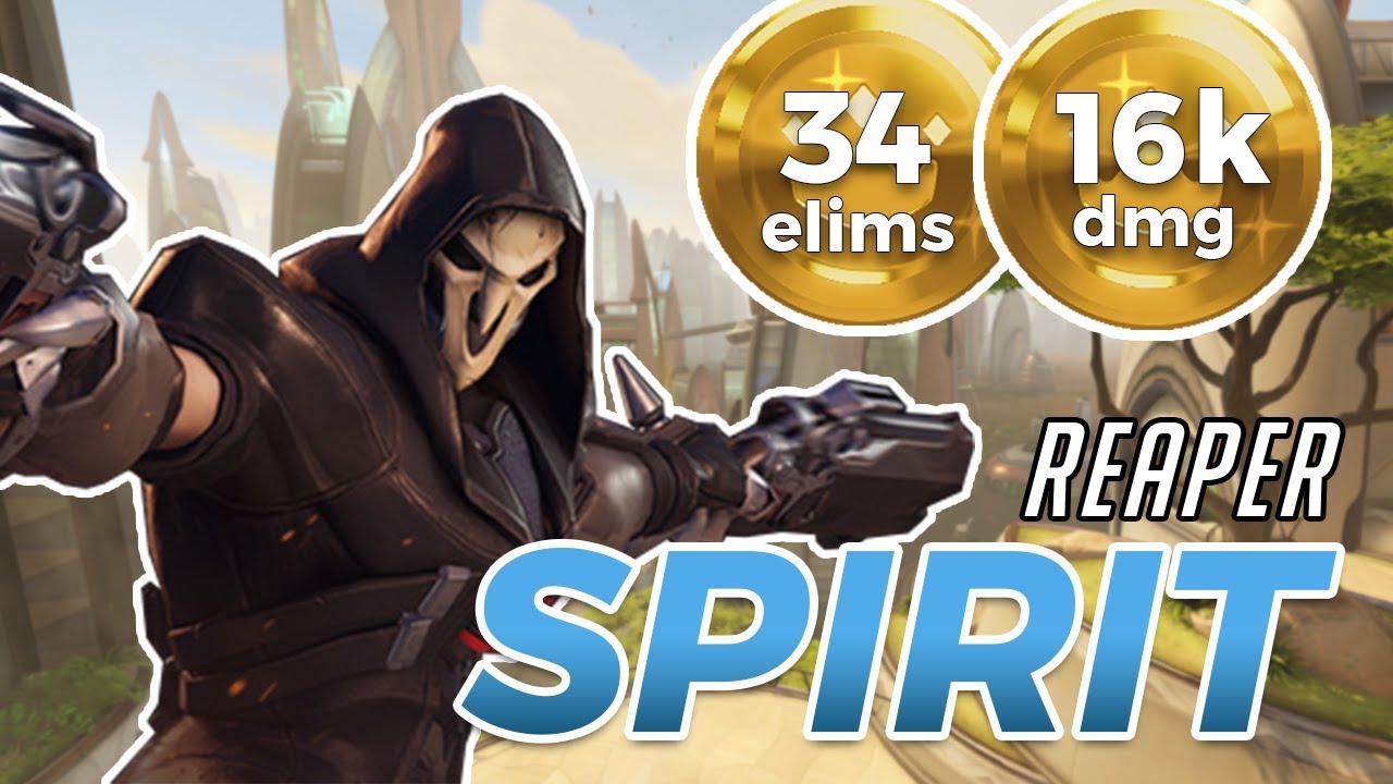 Overwatch - SPIRIT'S REAPER HITTING TOP 20 NA + FACE CAM [SEASON 12]