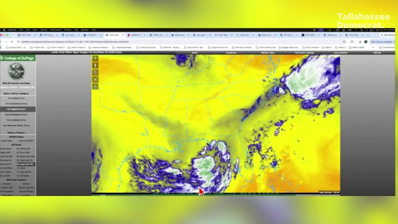 Прогноз WeatherTiger по потенциальному тропическому шторму &laquo;Берта&raquo; в Мексиканском заливе