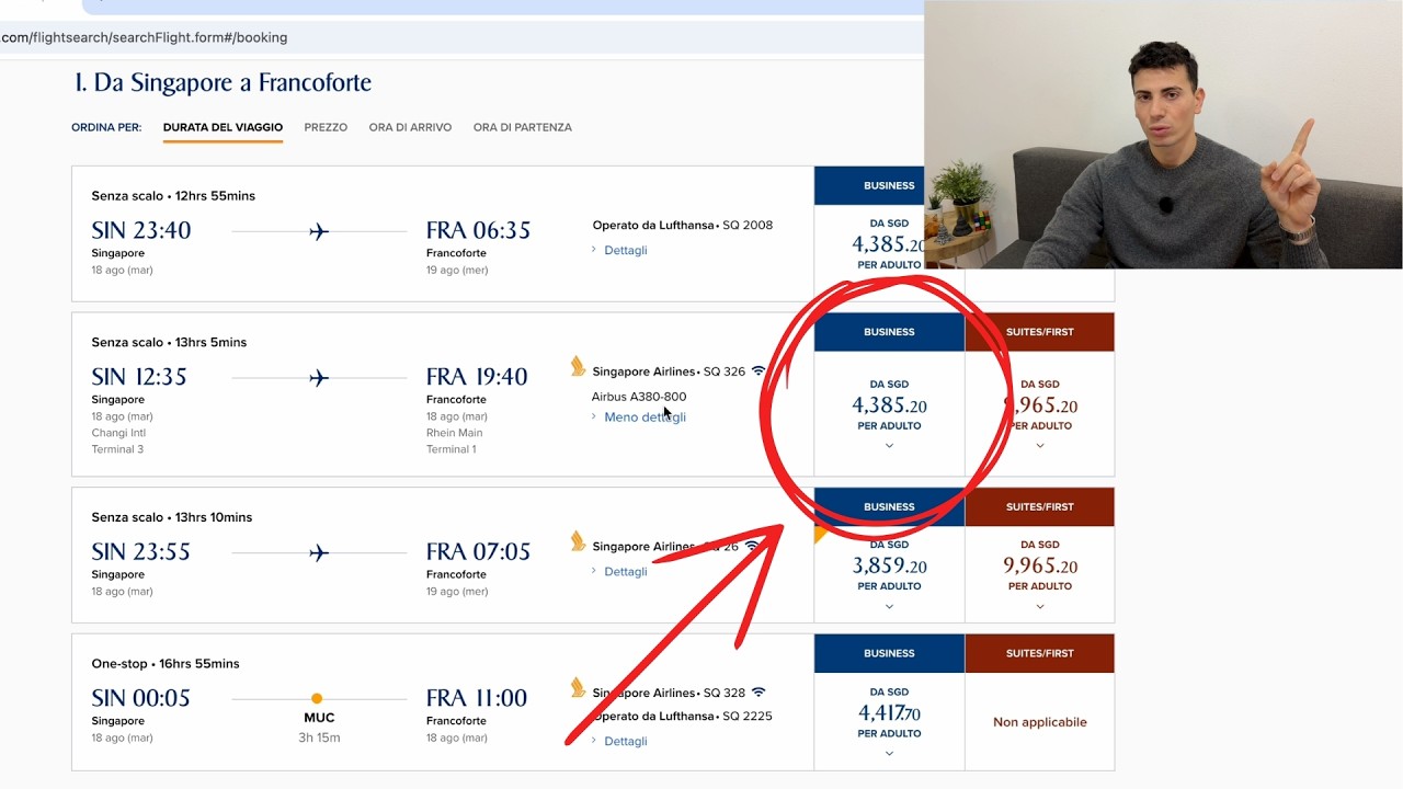 Volare Gratis in Business Class (invece di 6000 euro)