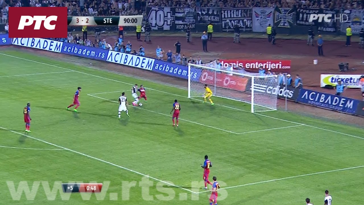 Fudbal: Partizan – Steaua 4:2, Trujić