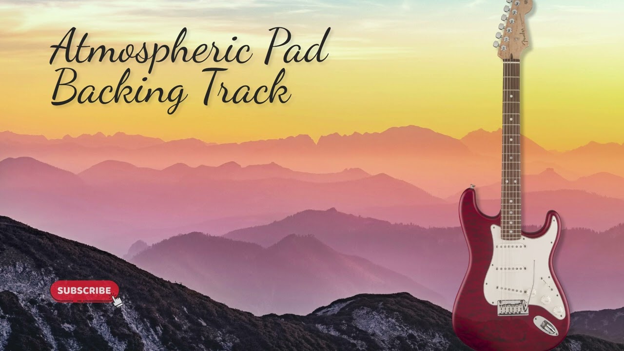 Atmospheric Pad Backing Track #2 | C | Guitar | 60 BPM