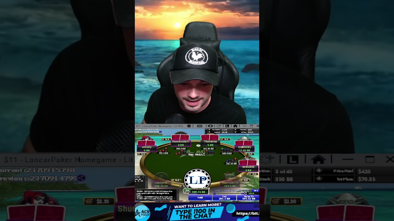 This just happened in my @acr_poker home game🤯 LIVE now! 👀 Twitch.tv/LoncarPoker 🐉