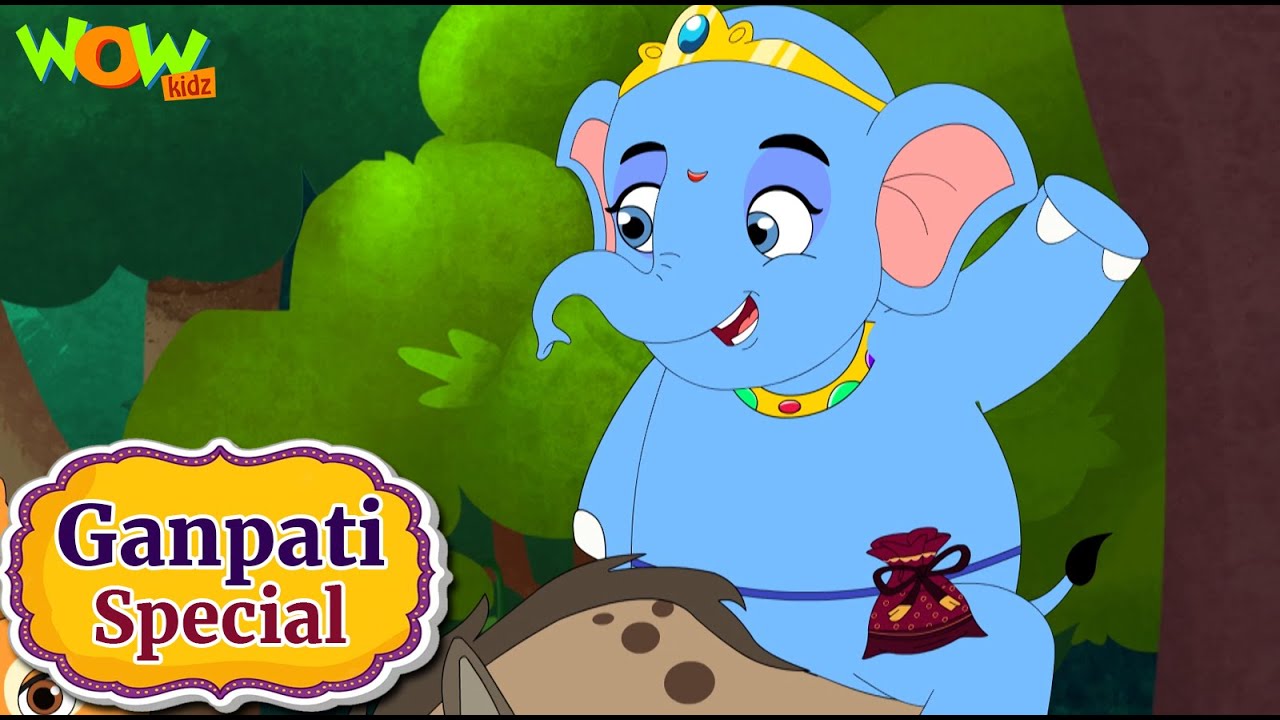 Gadget Guru Ganesha | Jungle Mein Mangal | Ganpati Special | 08 | Cartoon For Kids | Wow Kidz