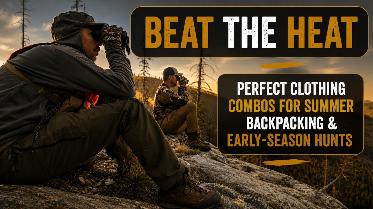 Beat the Heat: Perfect Clothing Combos for Summer Backpacking & Early-Season Hunts
